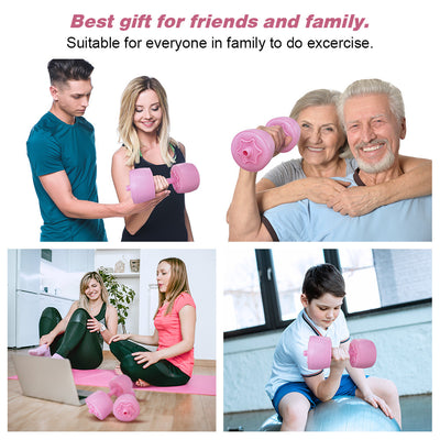 5-6KG Water Filled Travel Dumbbell Sets Home Gym Training Portable Fitness Adjustable Weights Equipment