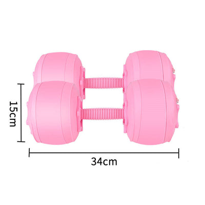 5-6KG Water Filled Travel Dumbbell Sets Home Gym Training Portable Fitness Adjustable Weights Equipment