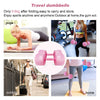 5-6KG Water Filled Travel Dumbbell Sets Home Gym Training Portable Fitness Adjustable Weights Equipment